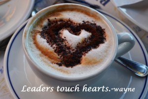 Leaders touch hearts